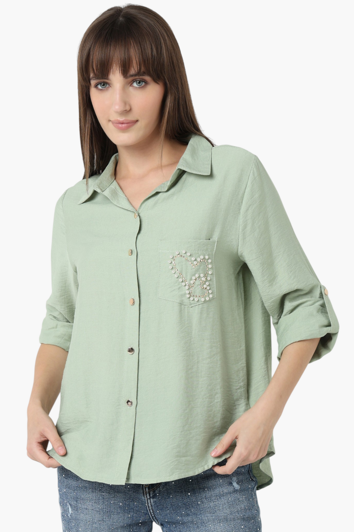 Sage Green Shirt