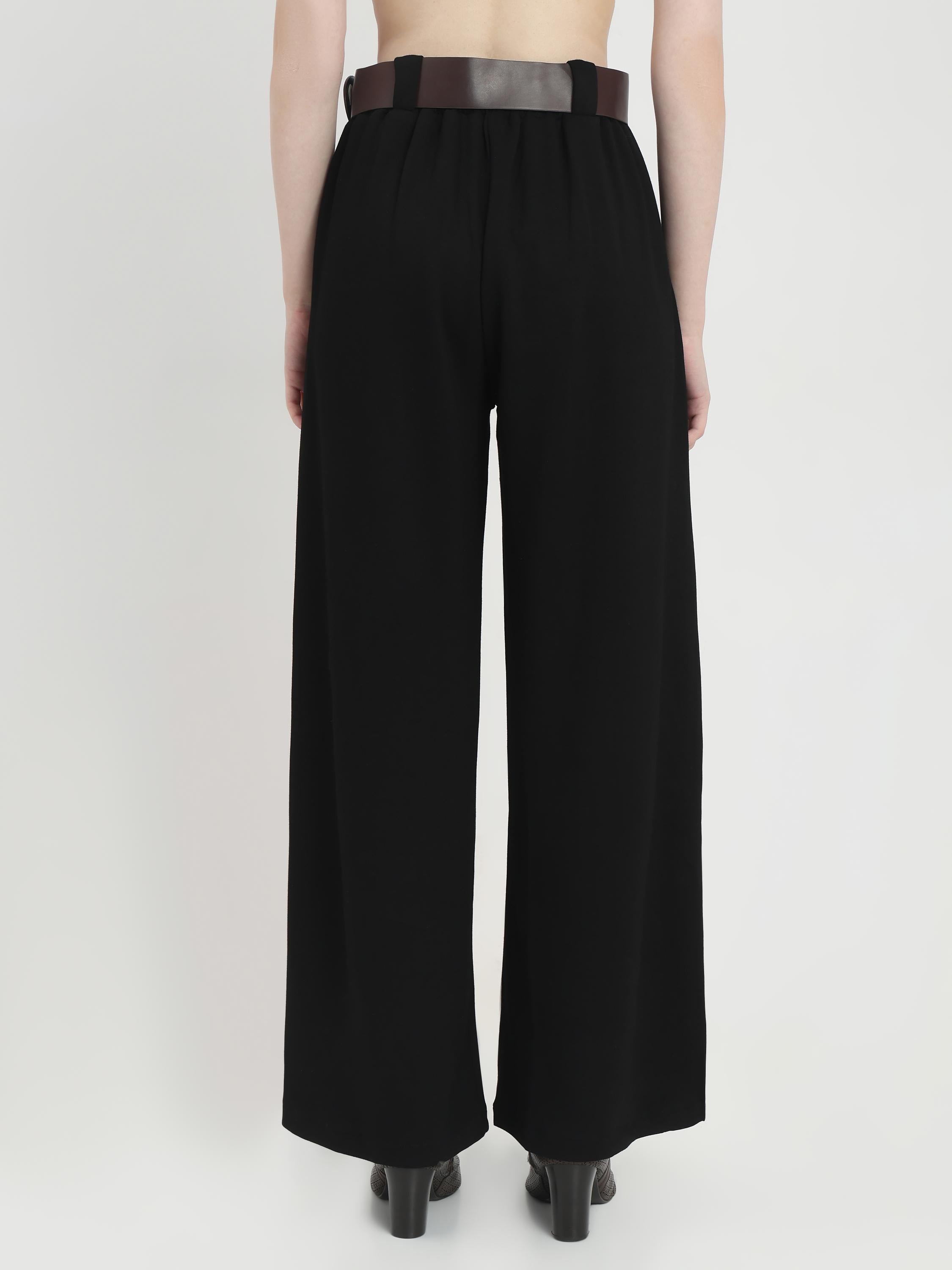 Flared Black Trouser