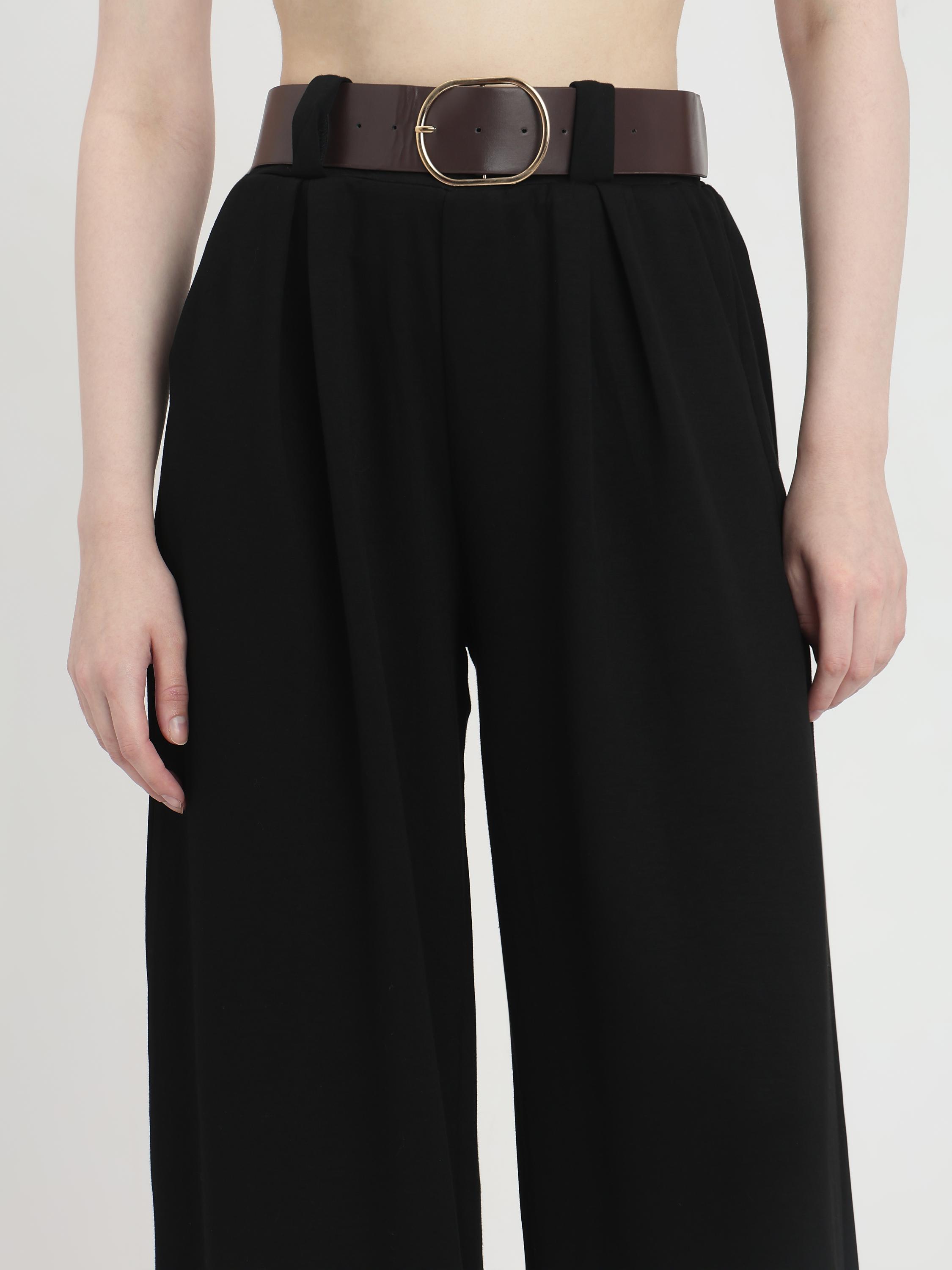 Flared Black Trouser