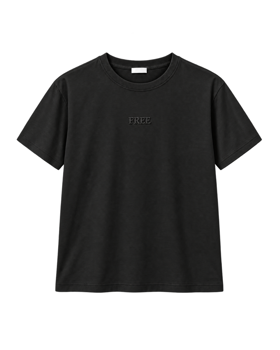 Oversized Back Graphic Cotton T-Shirt