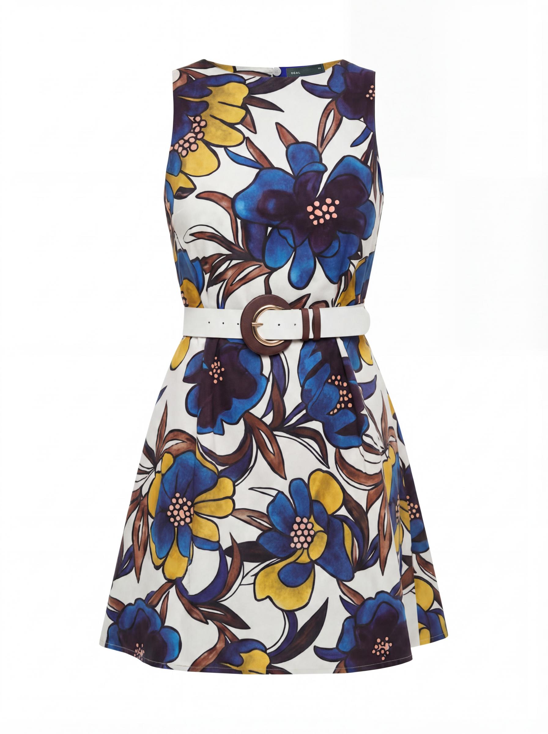 Floral Fit & Flare Dress