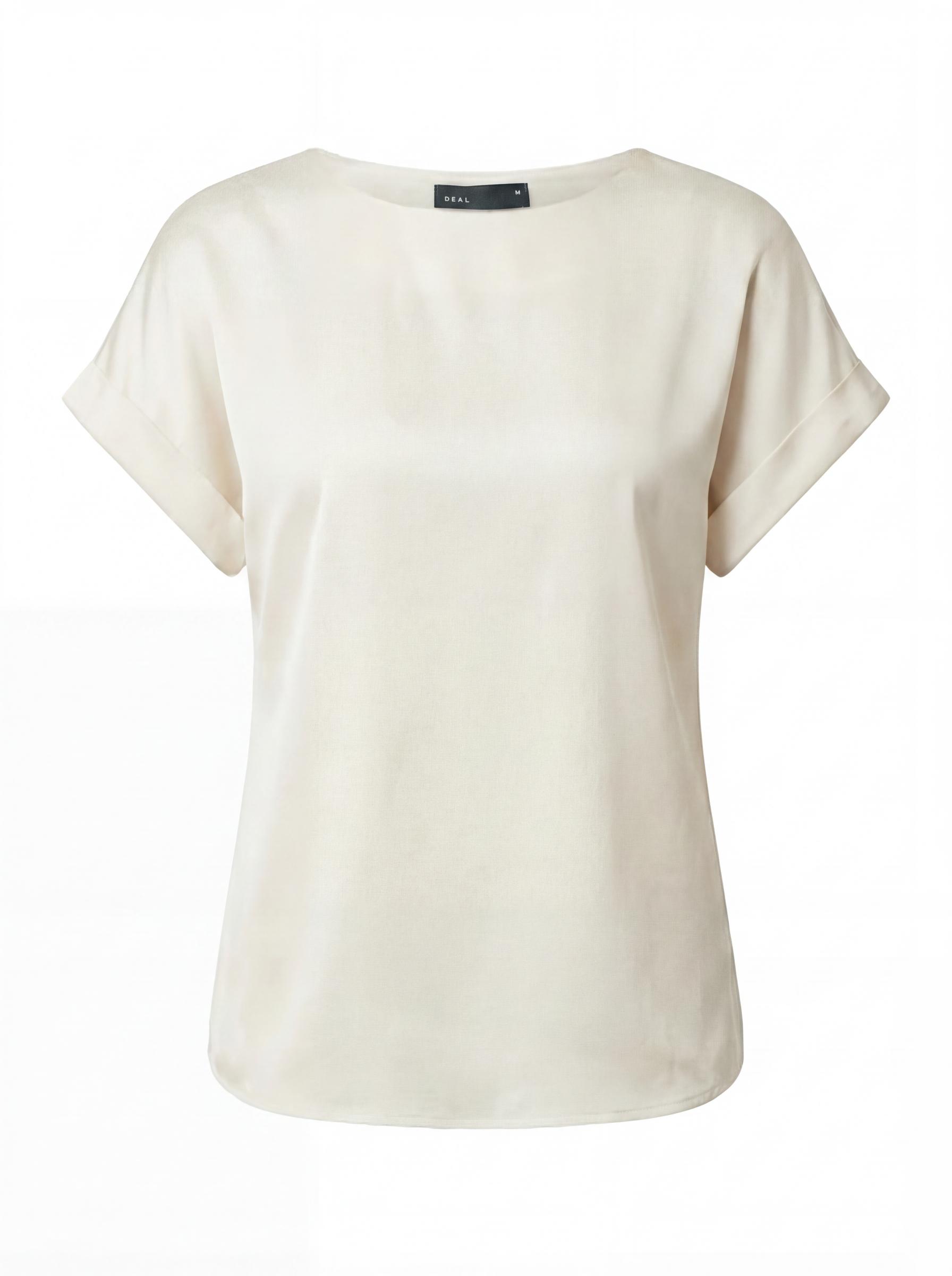 Women Minimal Satin Relaxed Fit Top