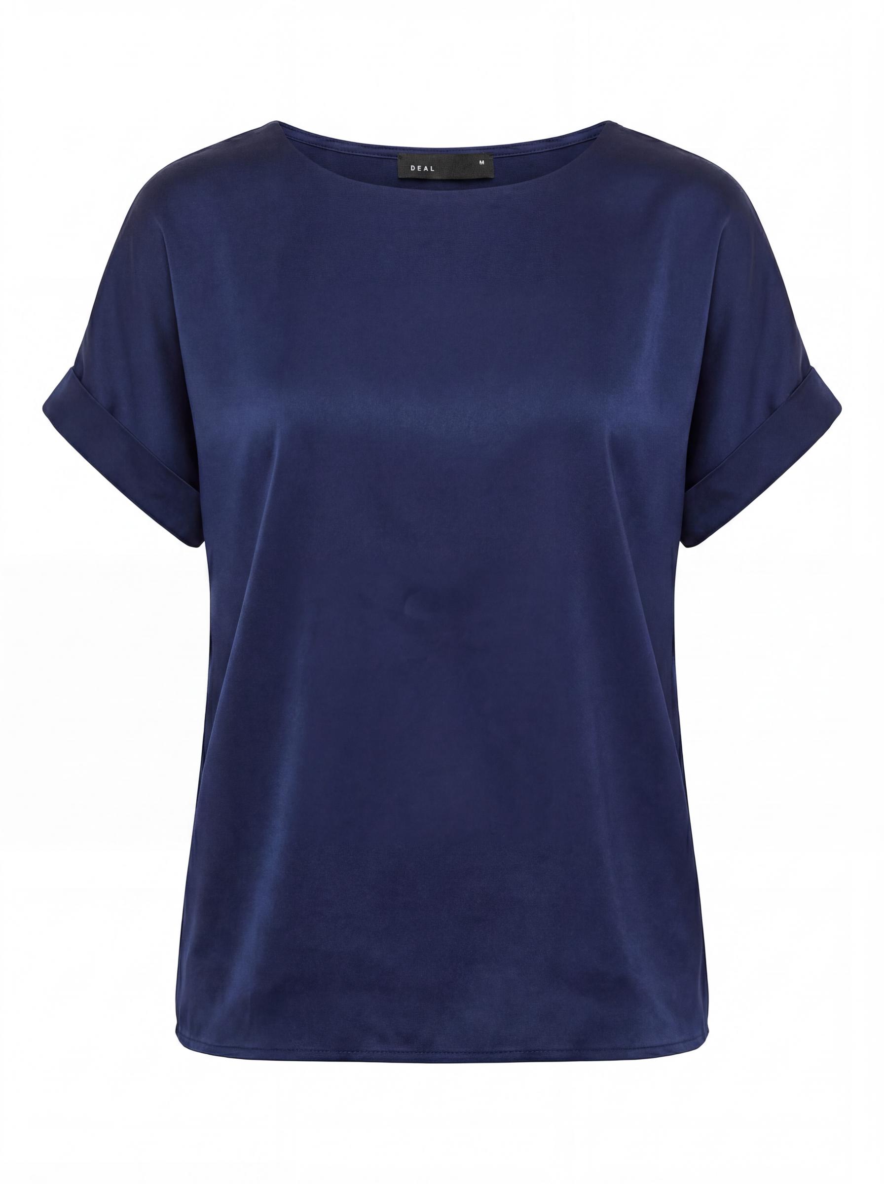 Women Minimal Satin Relaxed Fit Top