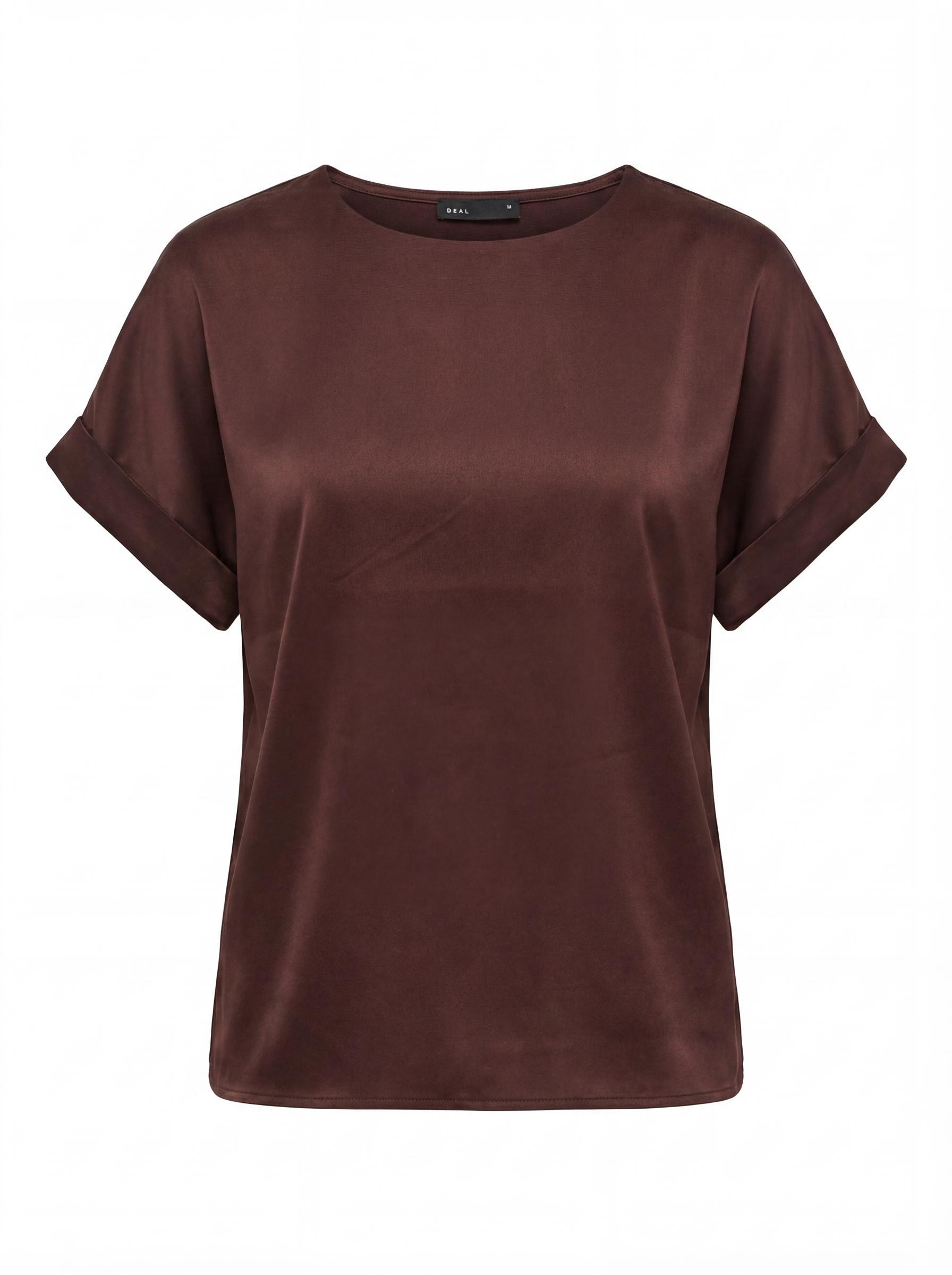 Women Minimal Satin Relaxed Fit Top