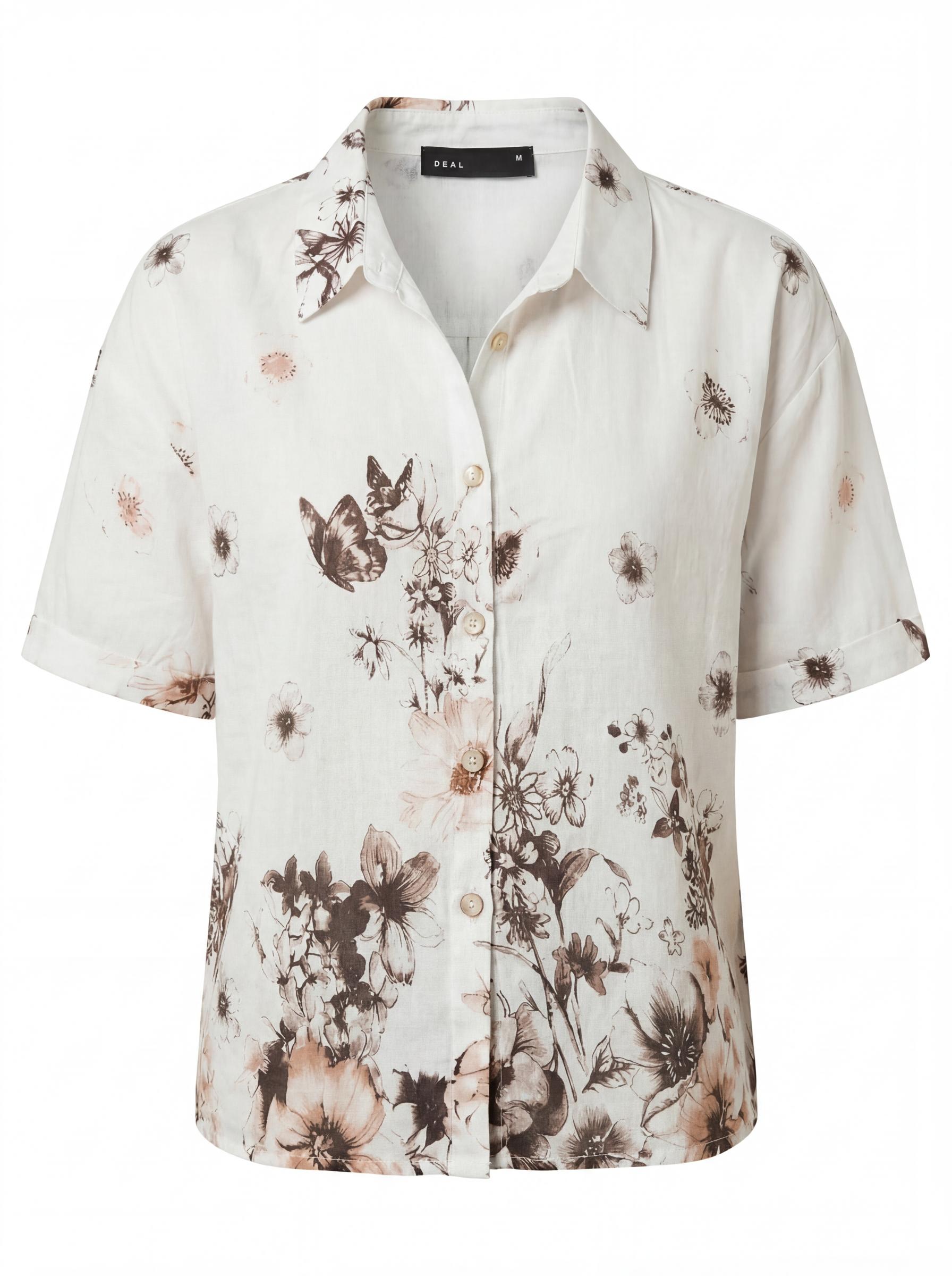 Women Floral Print Casual Shirt