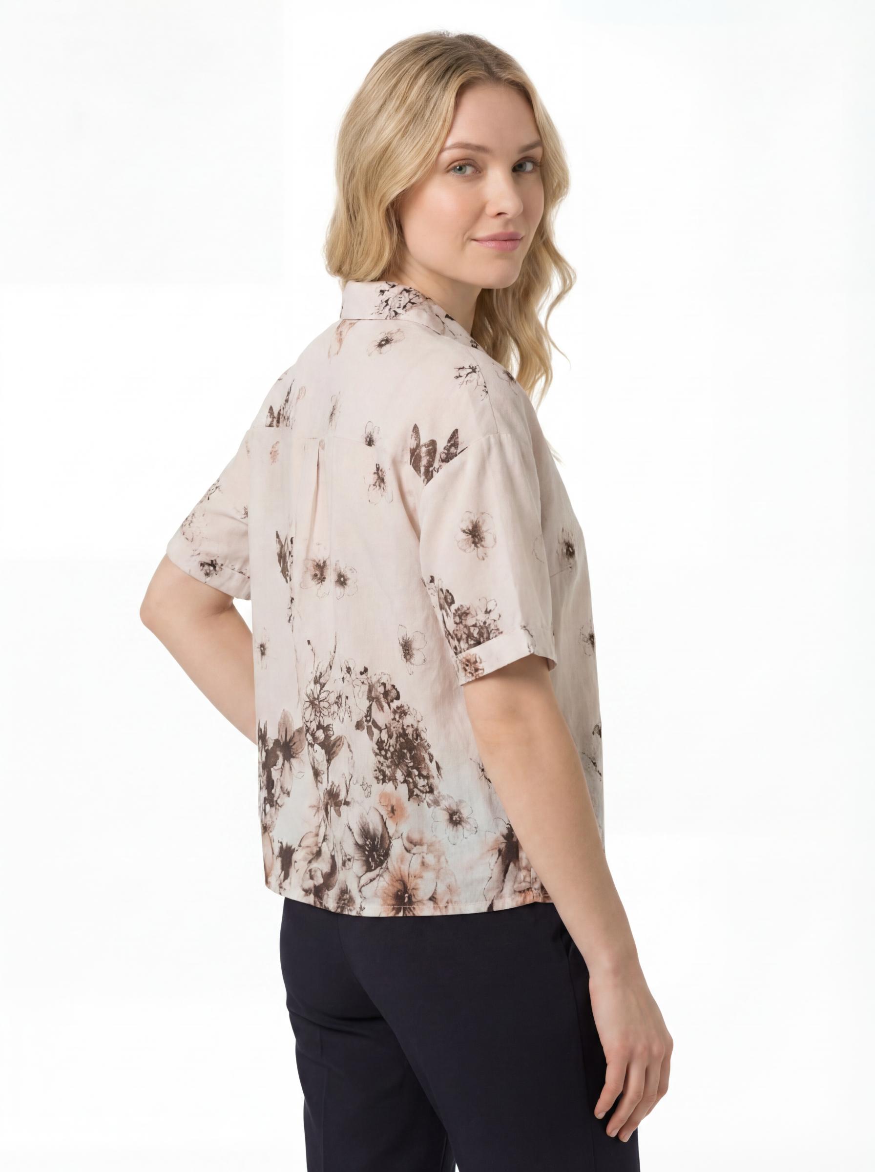 Women Floral Print Casual Shirt