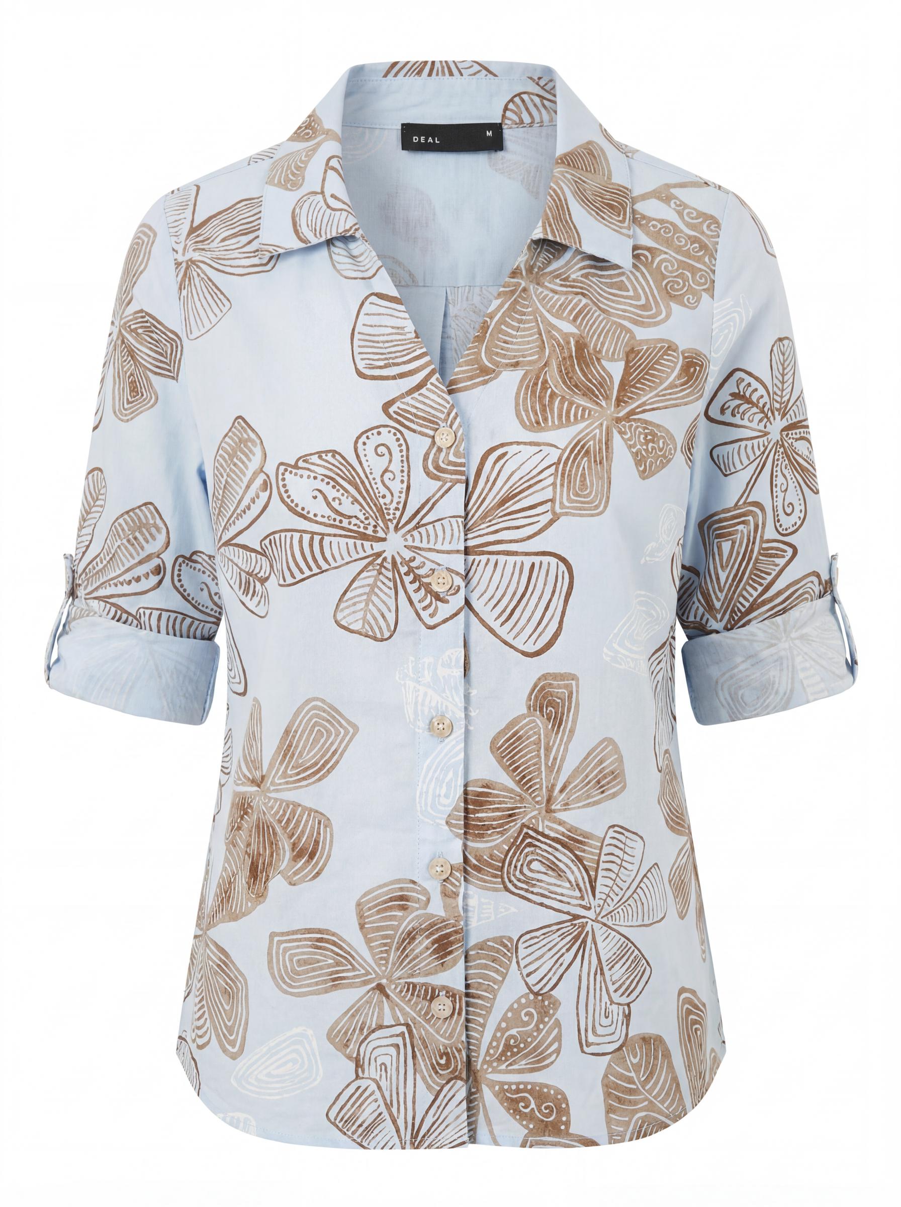 Women Abstract Floral Printed Shirt