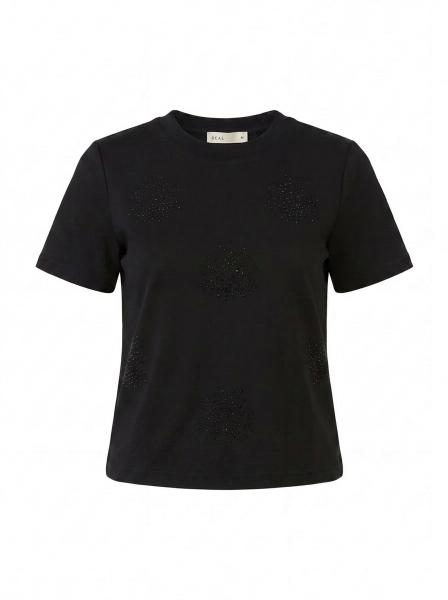 Women Embellished Casual Knit T-Shirt