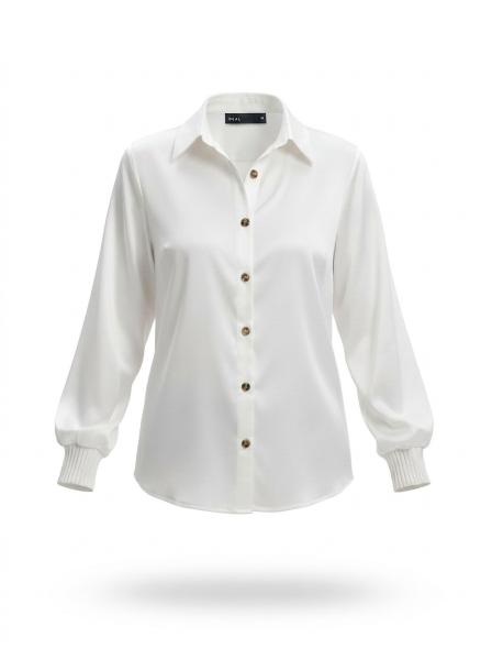 Women Satin Full Sleeve Shirt