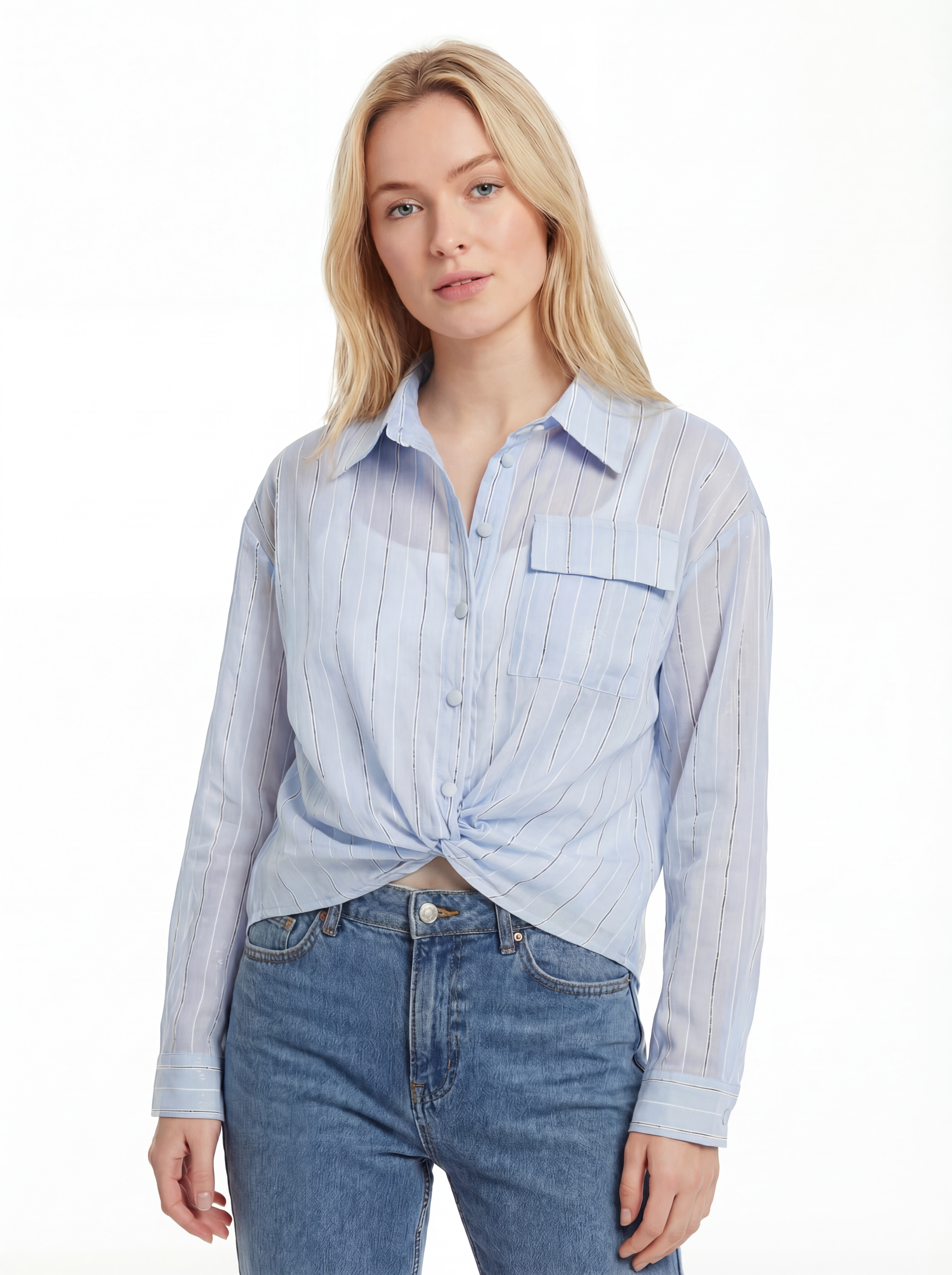 Relaxed Button-Up Cotton Shirt