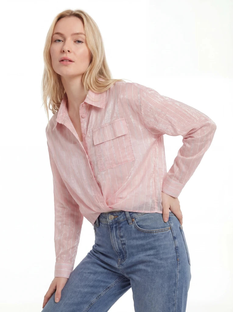 Relaxed Button-Up Cotton Shirt