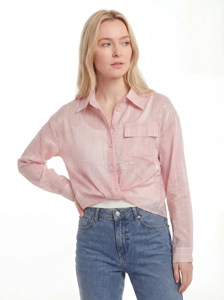 Relaxed Button-Up Cotton Shirt