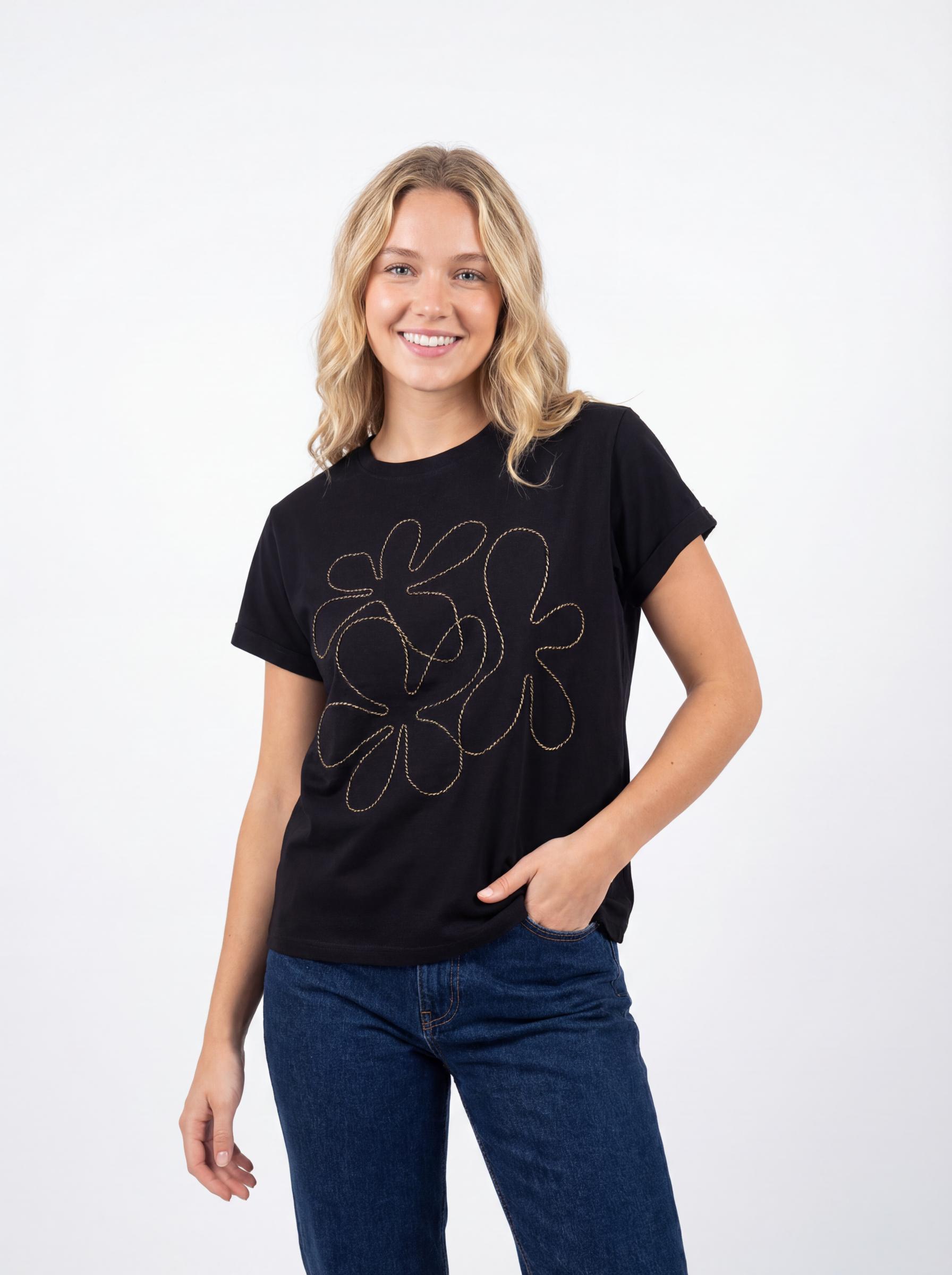 Abstract Print Women’s Casual T-Shirt