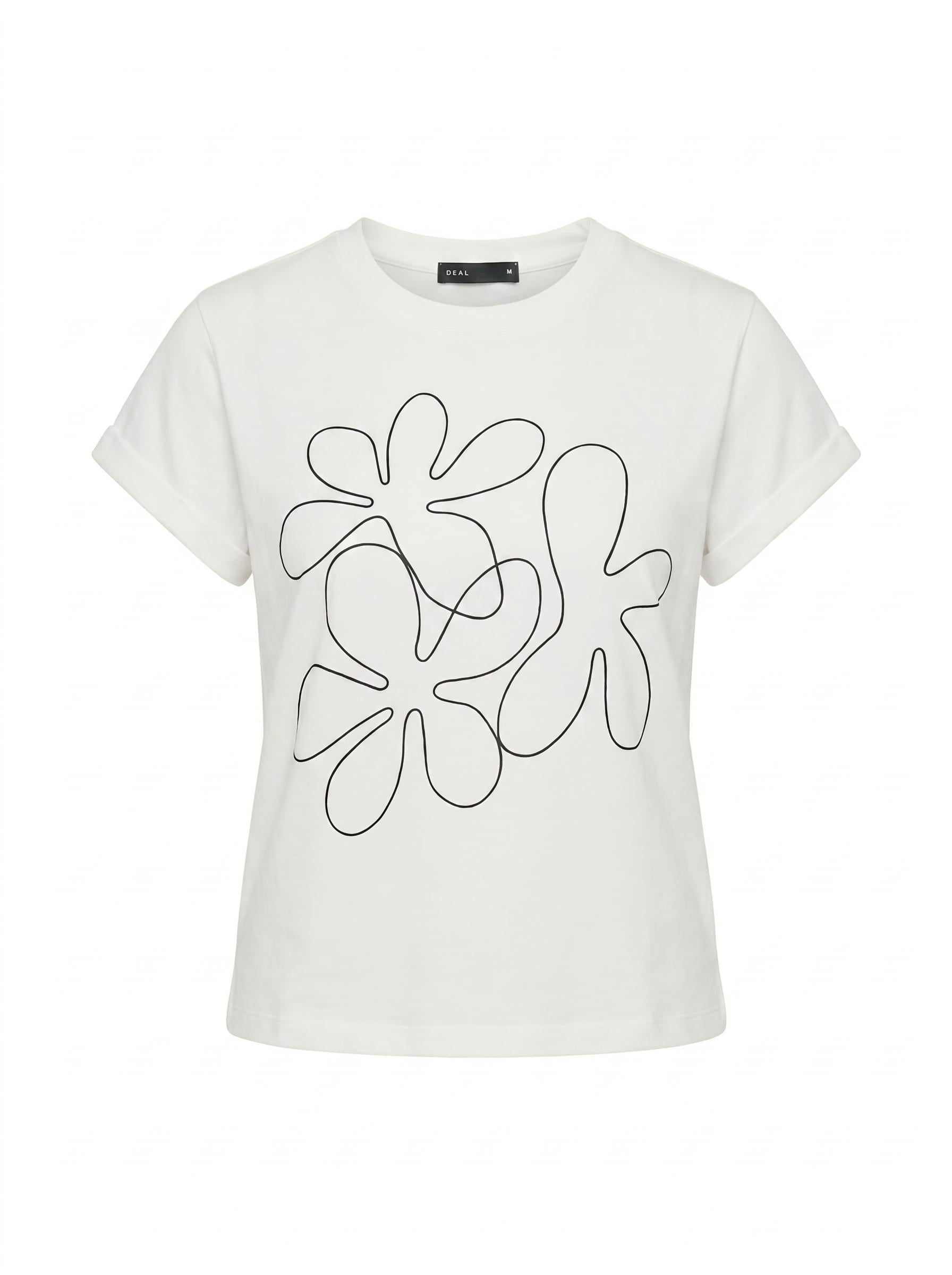 Abstract Print Women’s Casual T-Shirt