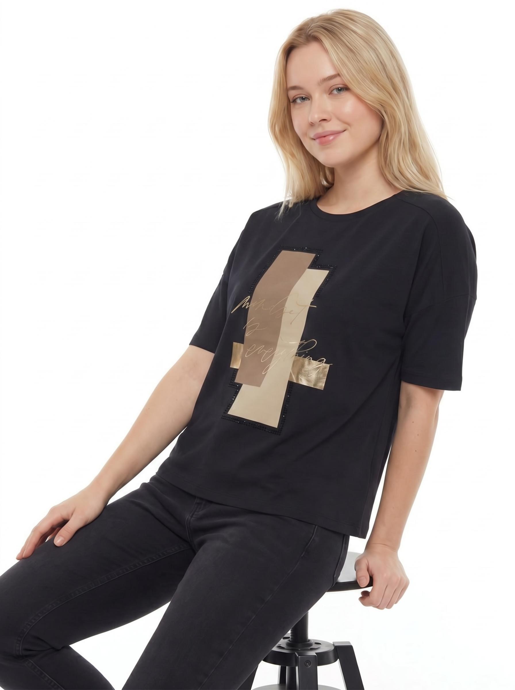 Graphic Print Oversized Women’s T-Shirt