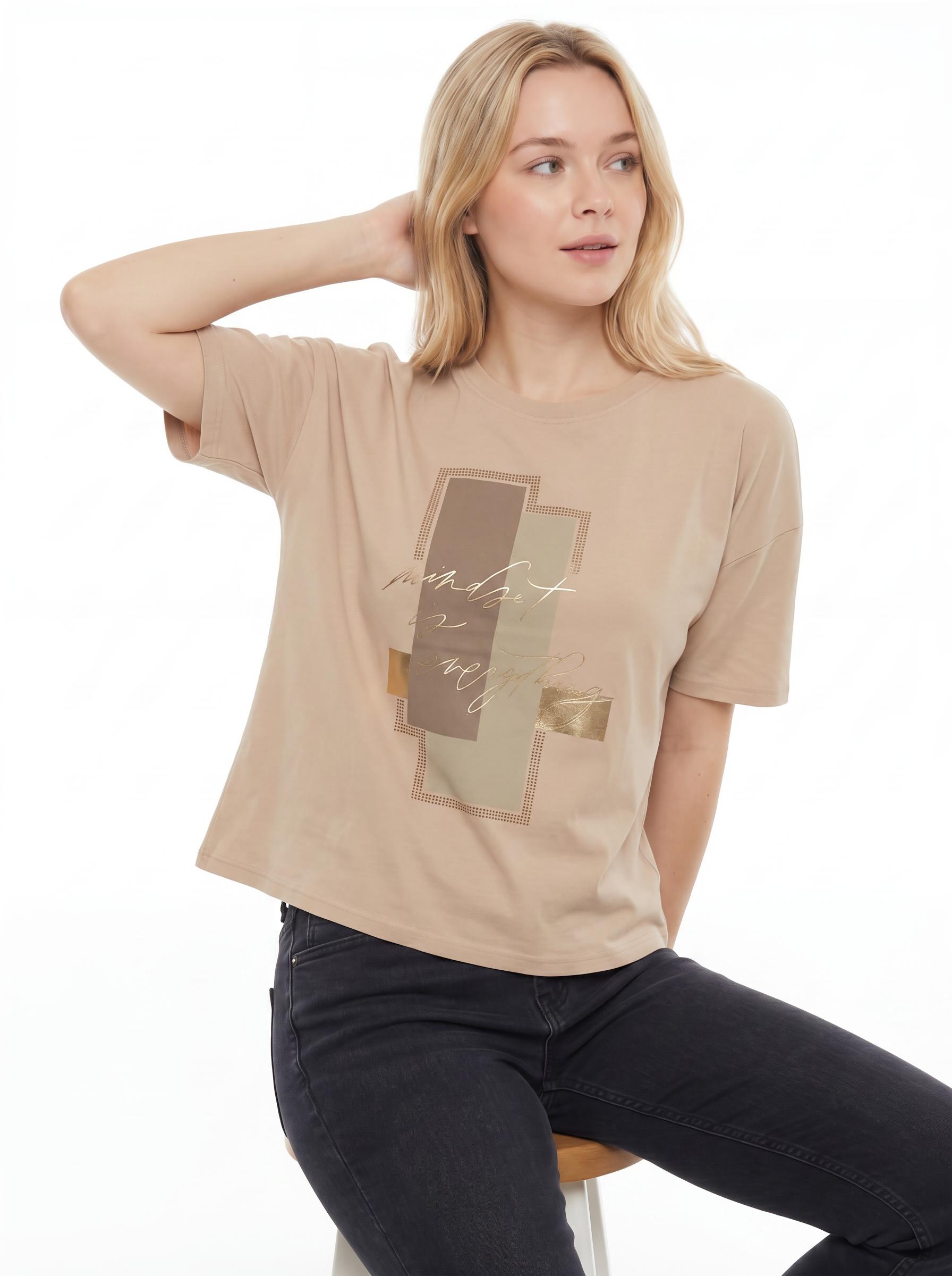 Graphic Print Oversized Women’s T-Shirt