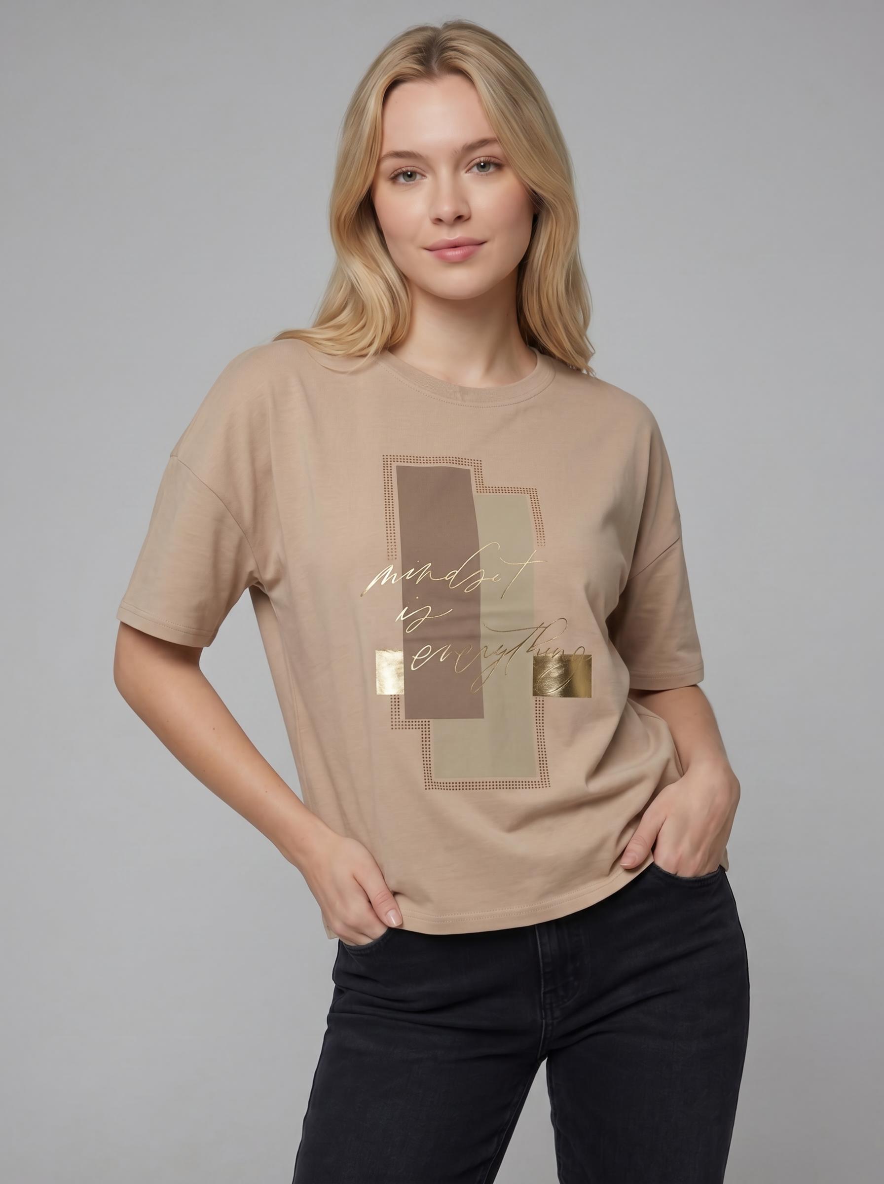 Graphic Print Oversized Women’s T-Shirt