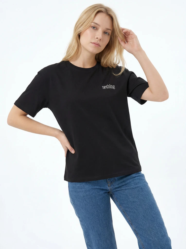 Regular Fit Graphic Crew Neck T-Shirt