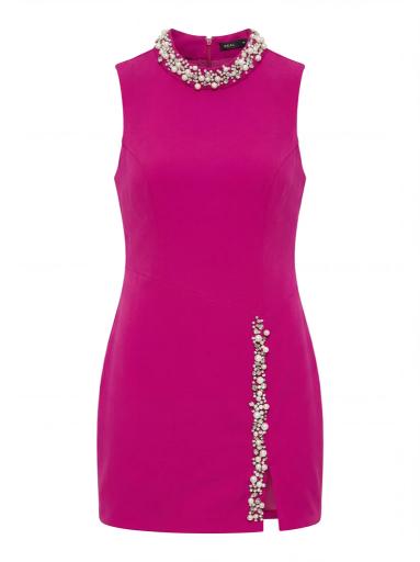 Sleeveless Shift Mini Dress