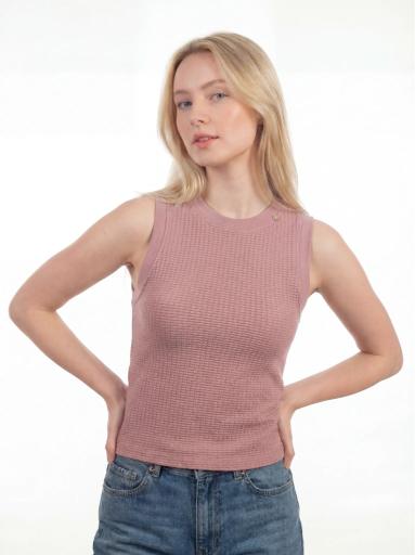Sleeveless Knit Casual Top