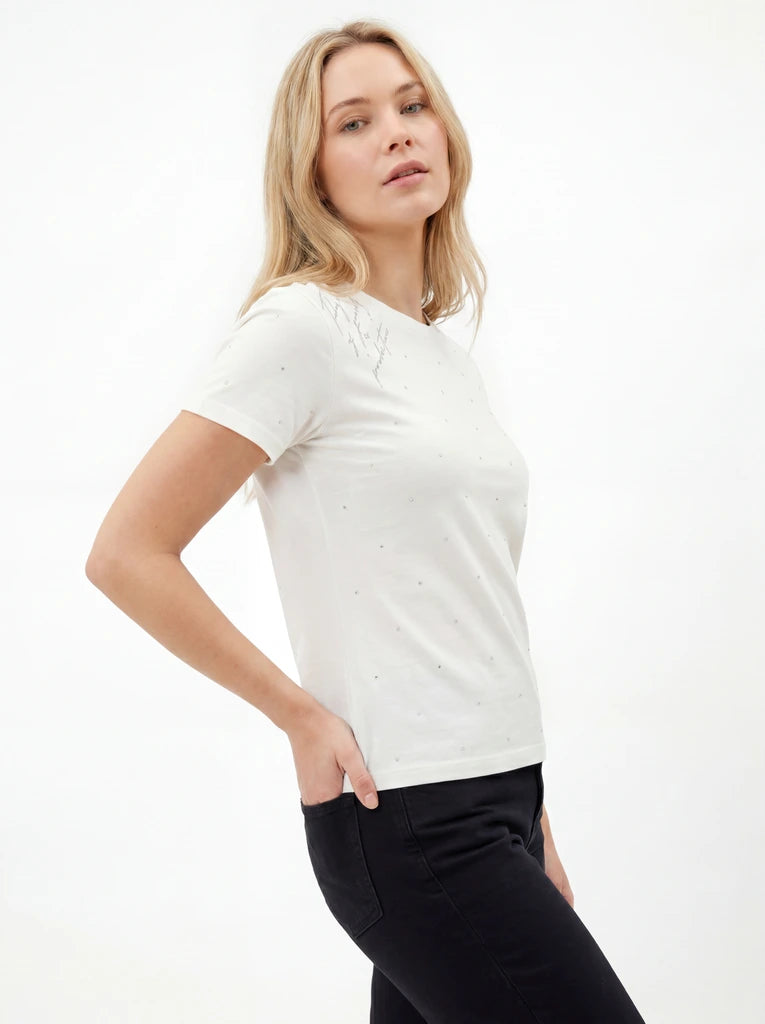 White Regular Fit Classic Crew Neck T-Shirt