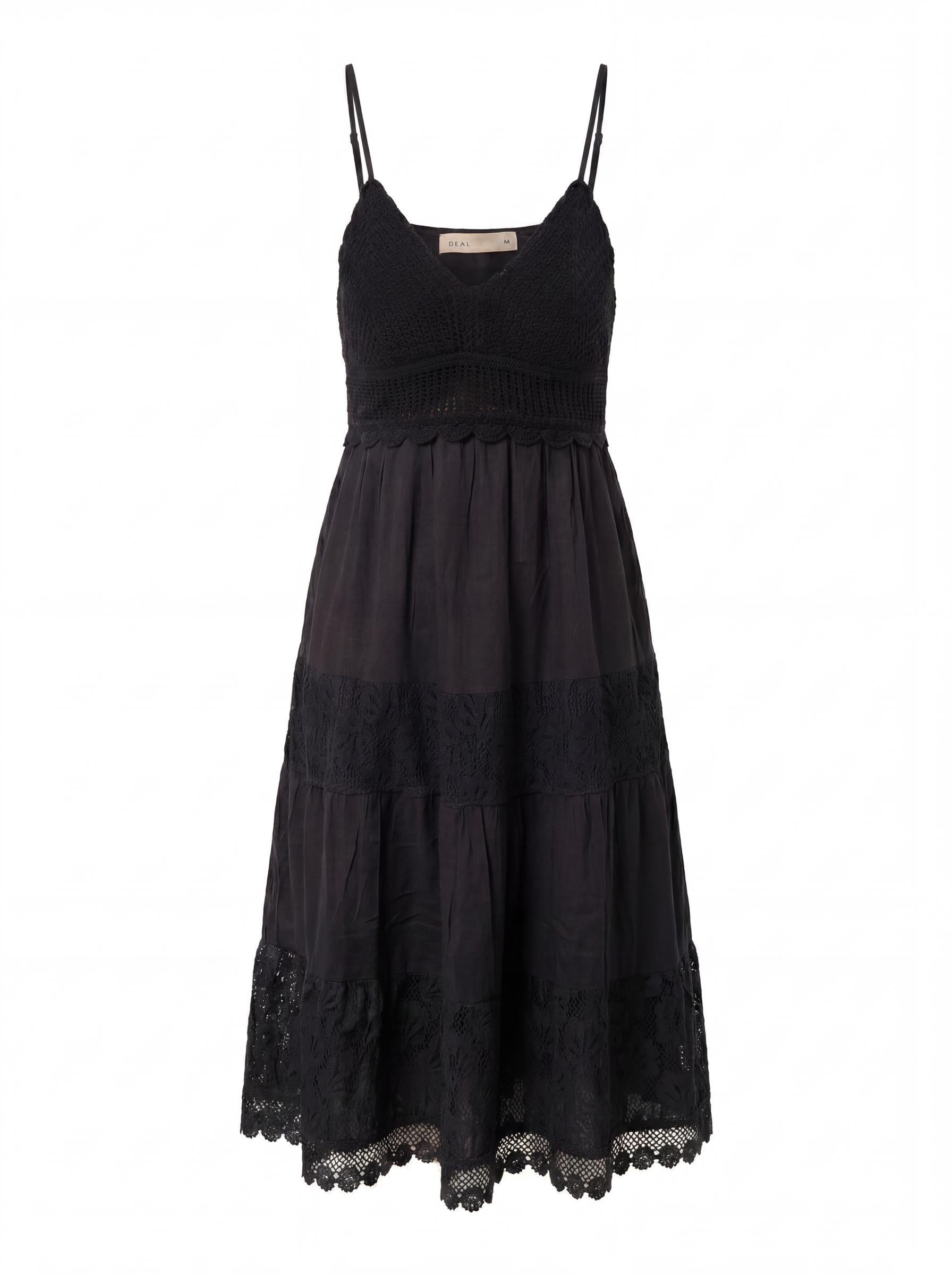 Crochet Lace Tiered Women’s Maxi Dress