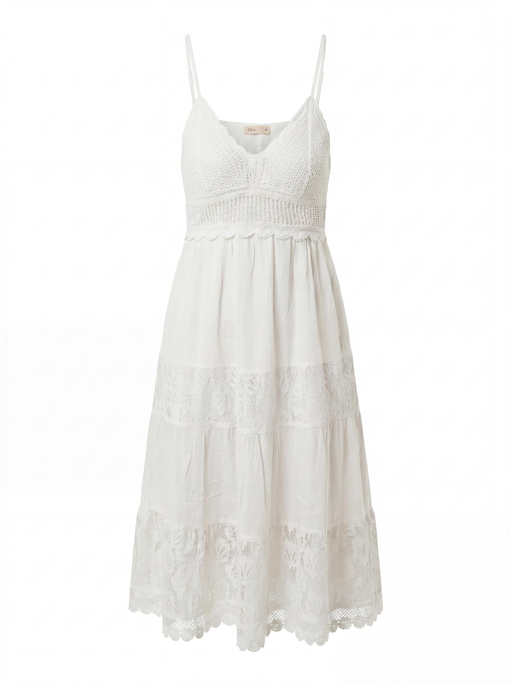 Crochet Lace Tiered Women’s Maxi Dress