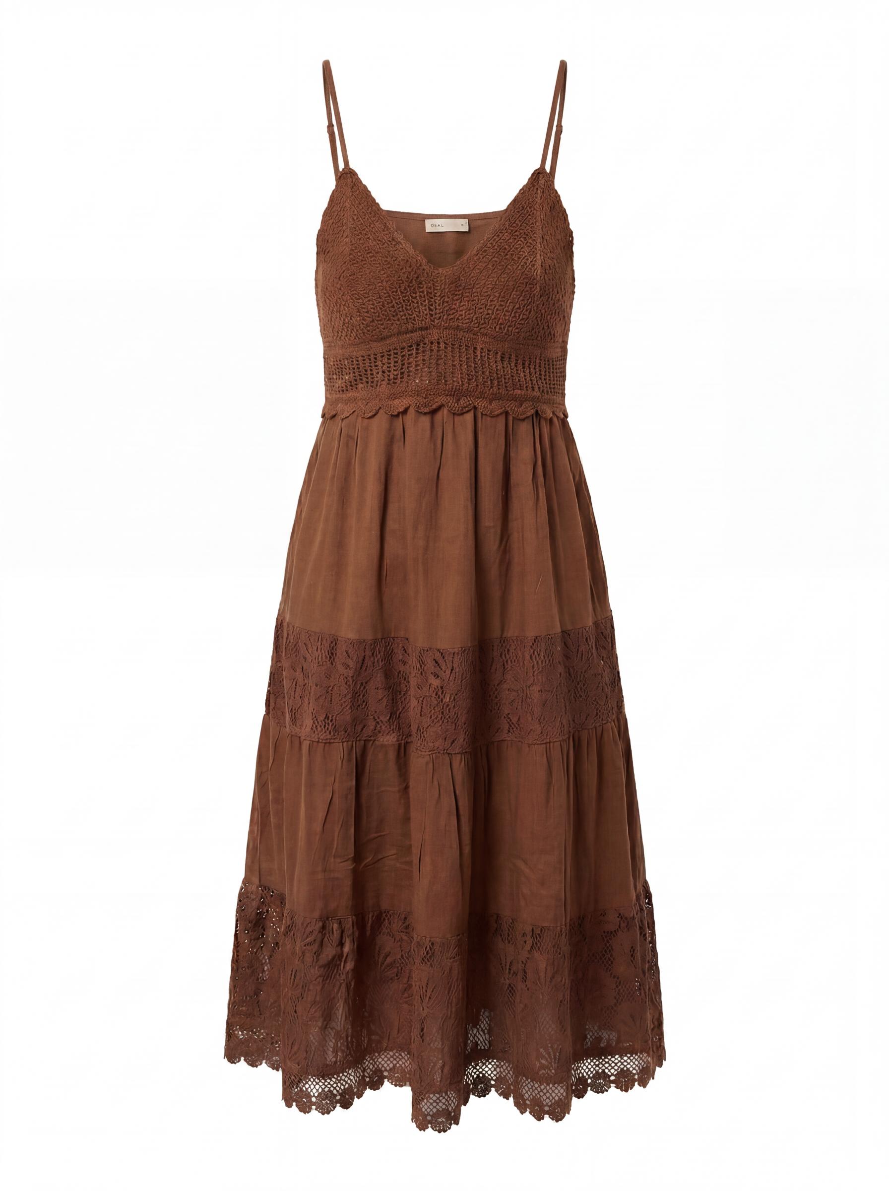 Crochet Lace Tiered Women’s Maxi Dress