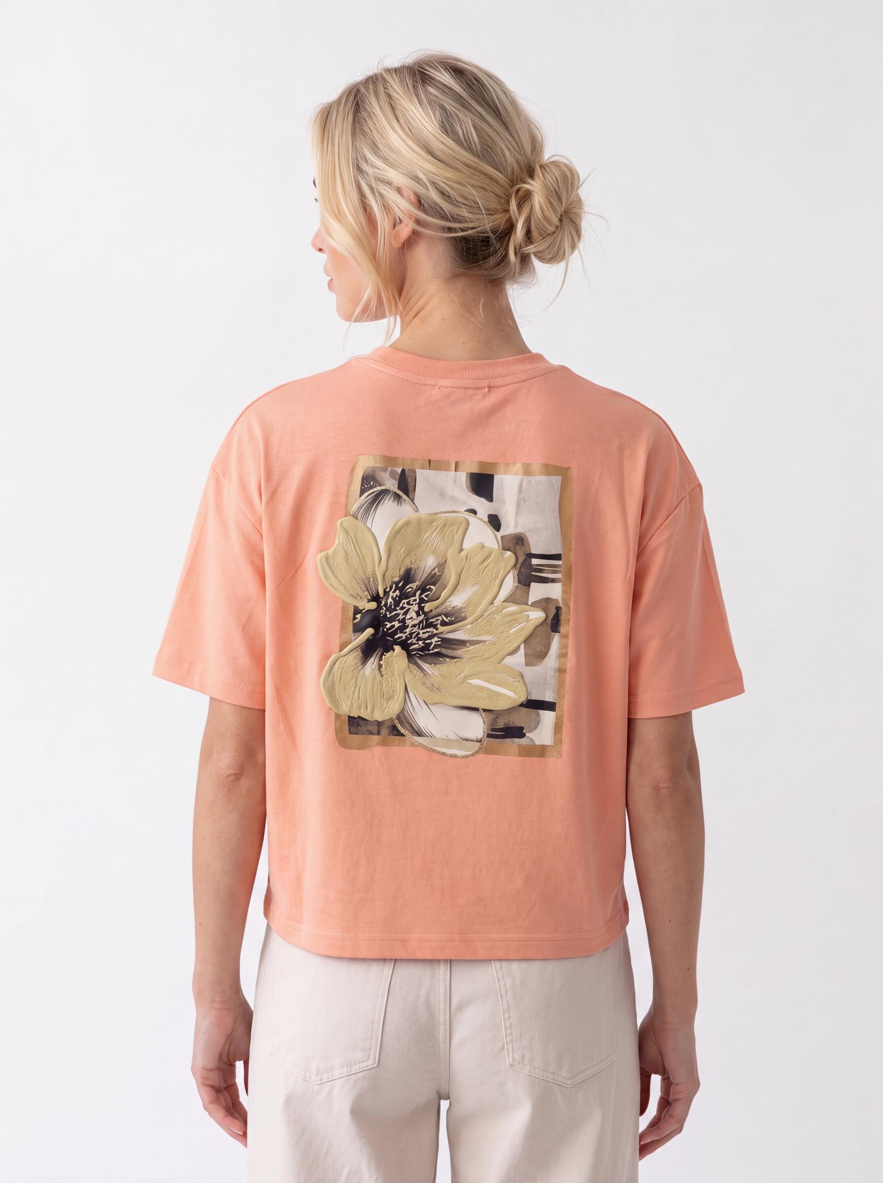 Embroidered Relaxed Fit Cotton T-Shirt