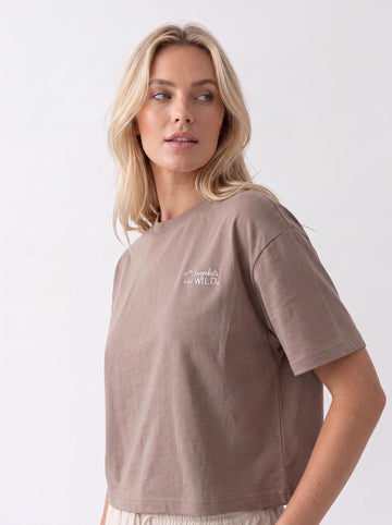 Embroidered Relaxed Fit Cotton T-Shirt