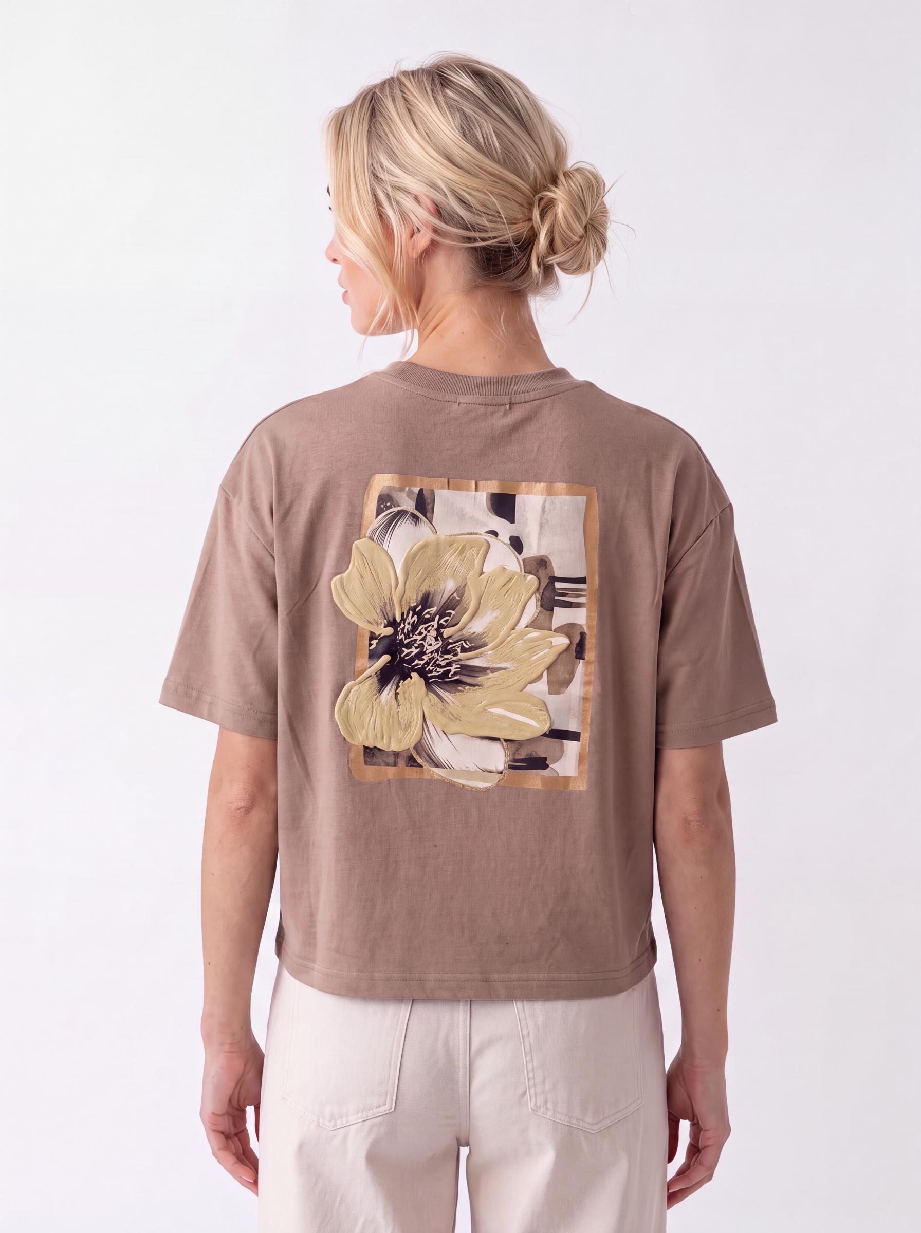 Embroidered Relaxed Fit Cotton T-Shirt