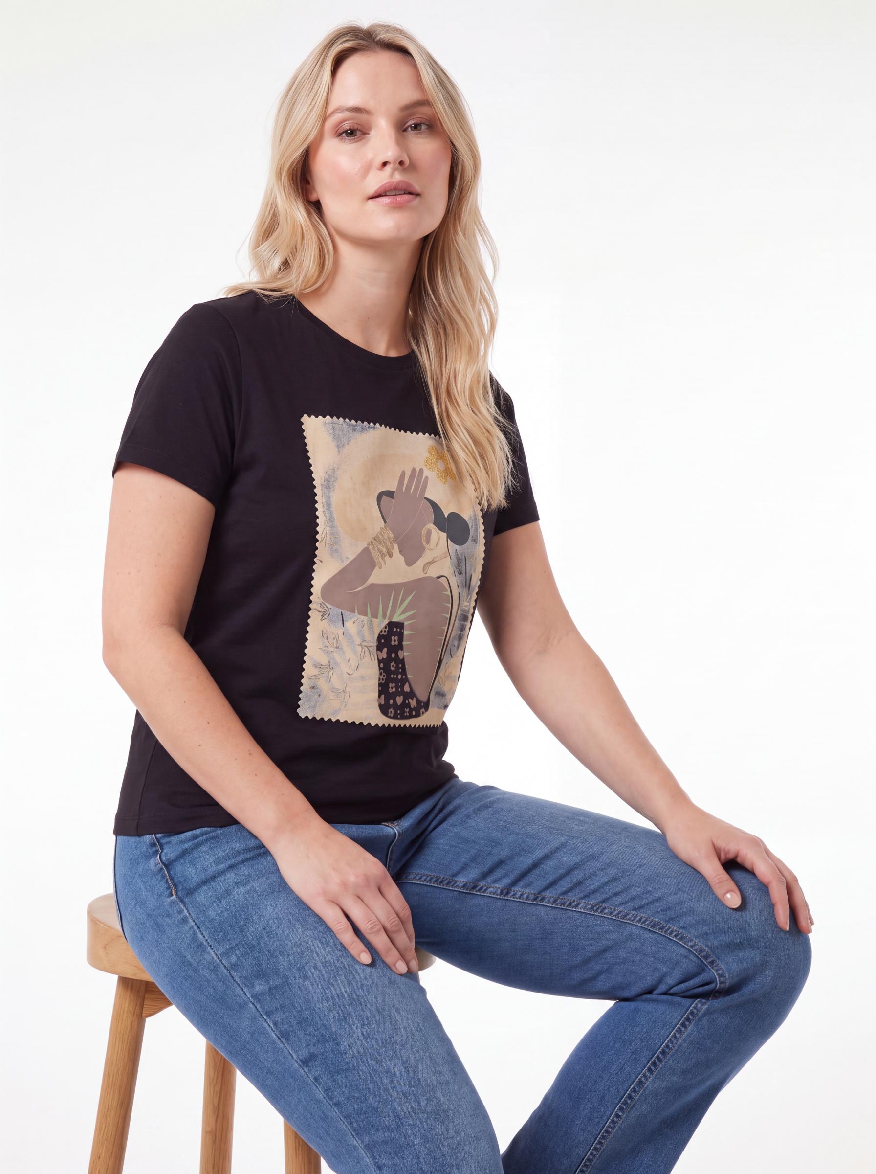 Abstract Portrait Tee