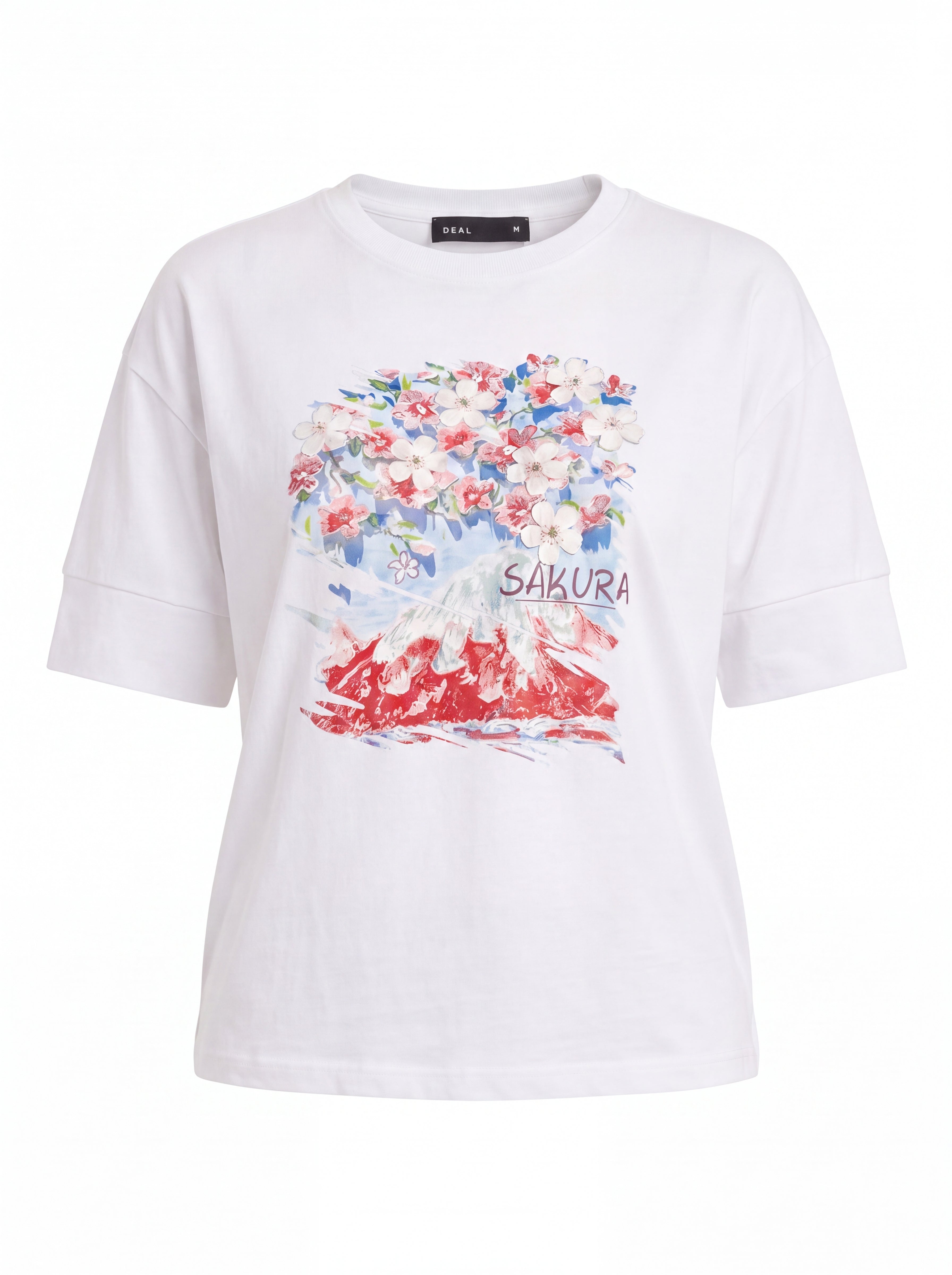 Floral Landscape Print Tee