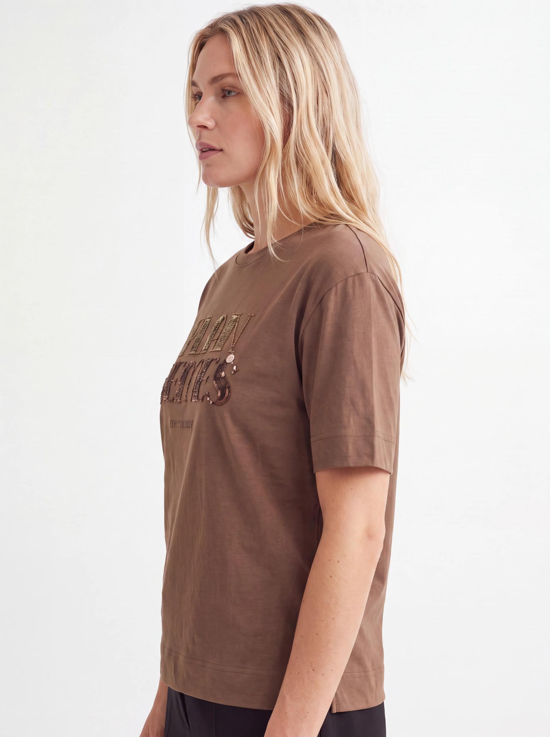 Sequin Text Tee