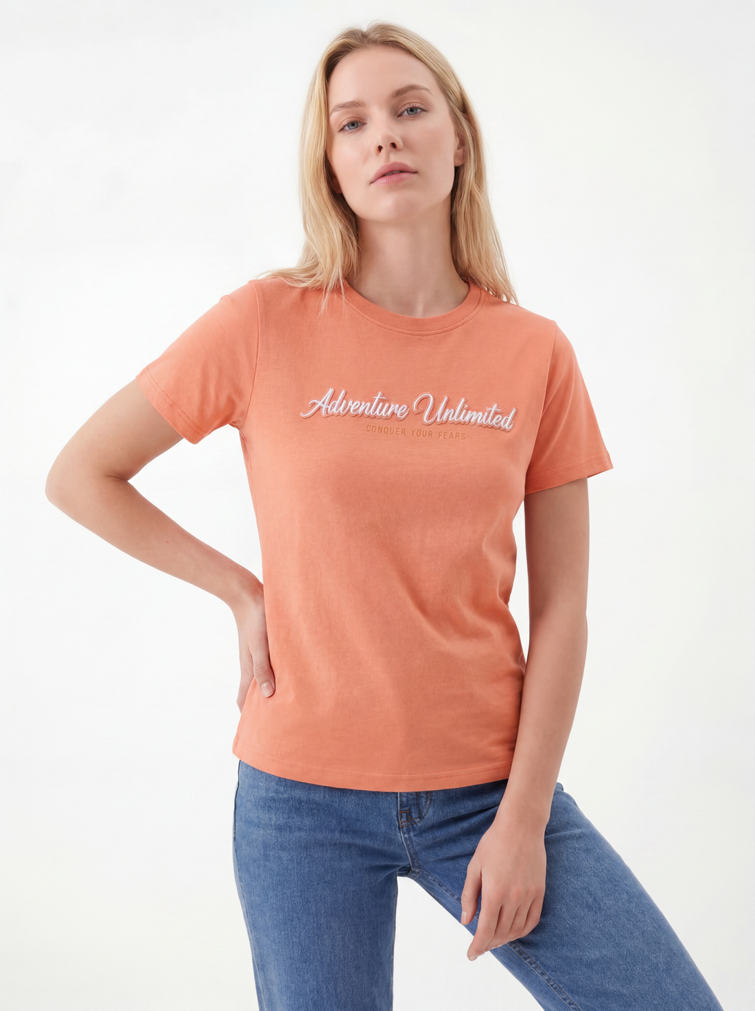 Adventure Unlimited Slogan Tee
