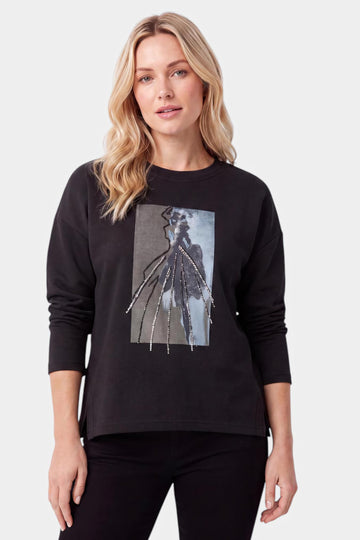 Embellished Graphic Sweatshirt