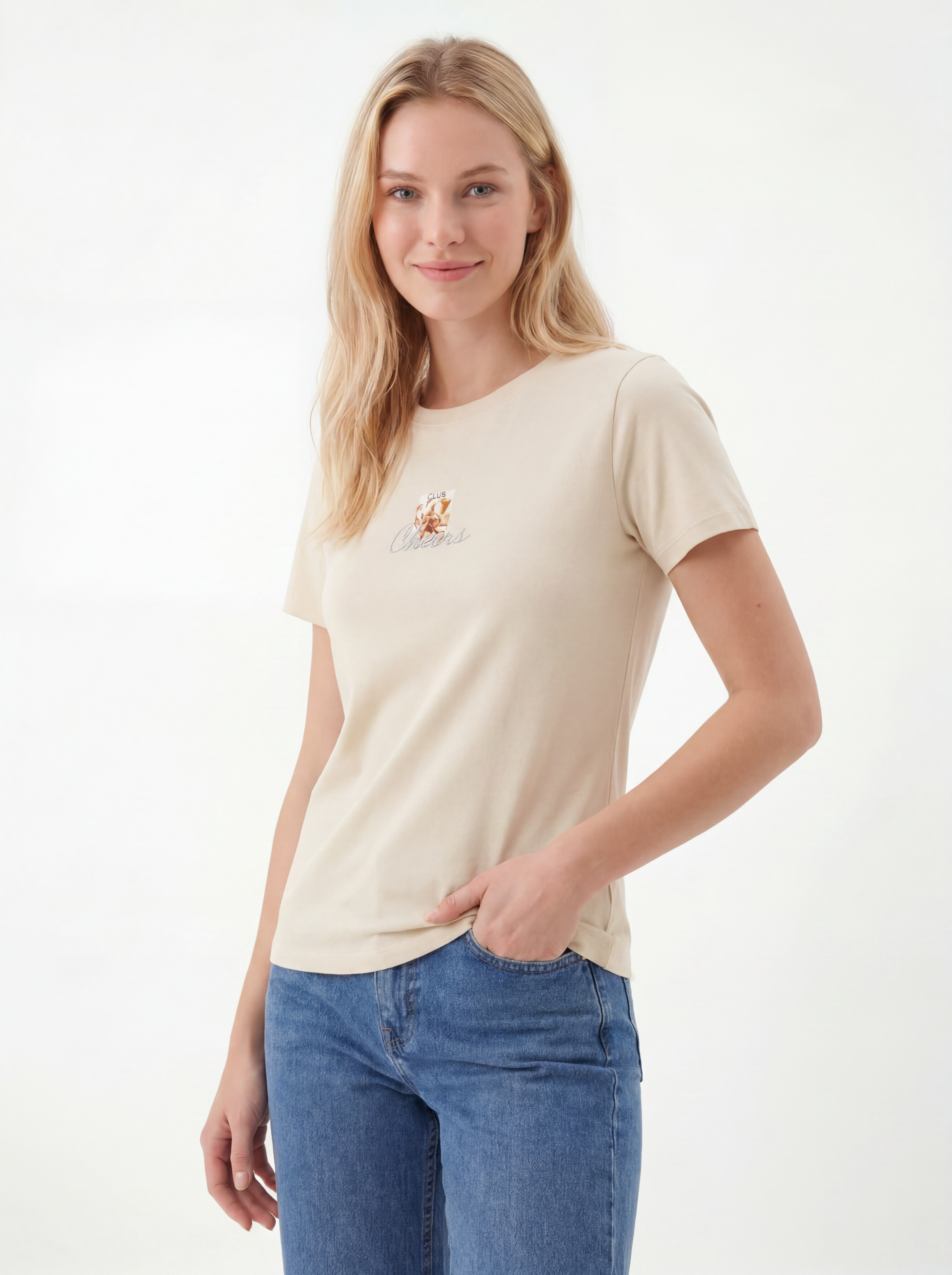 Graphic Print Cotton T-Shirt