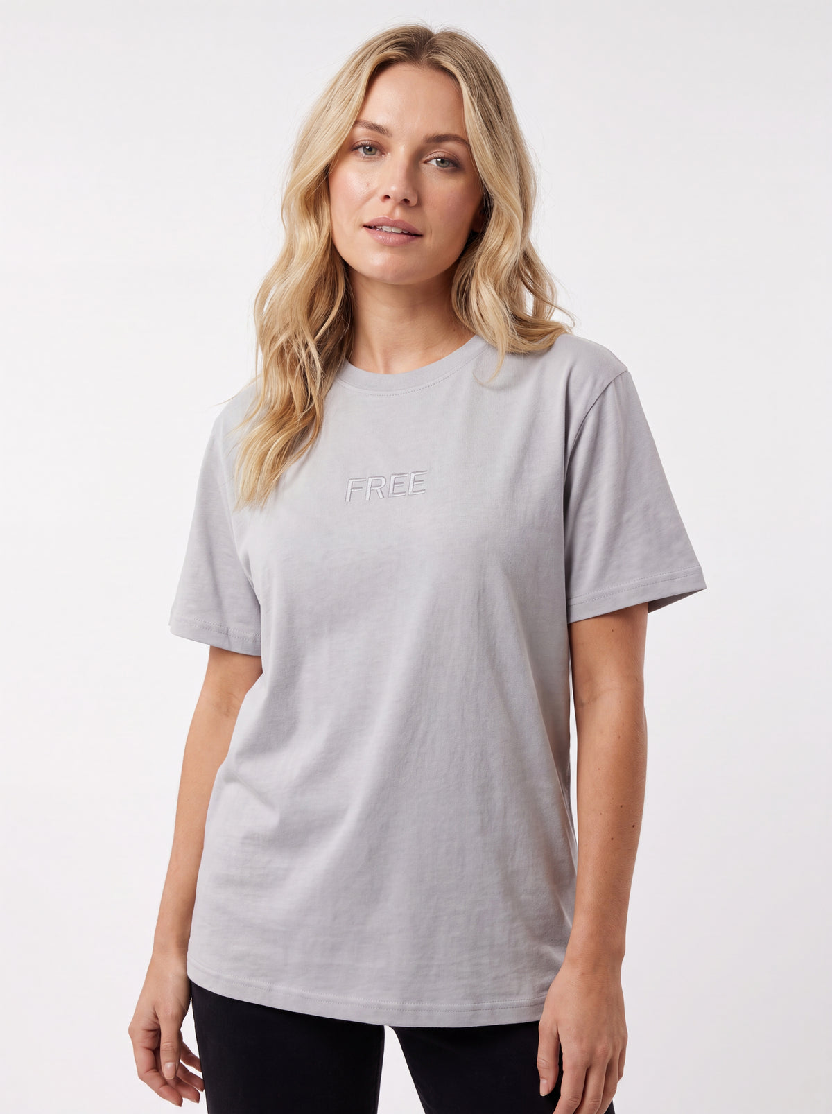 Oversized Back Graphic Cotton T-Shirt