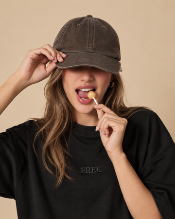 Oversized Back Graphic Cotton T-Shirt