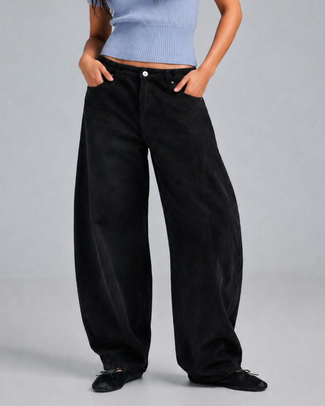 Women's Balloon Fit Denim Jeans