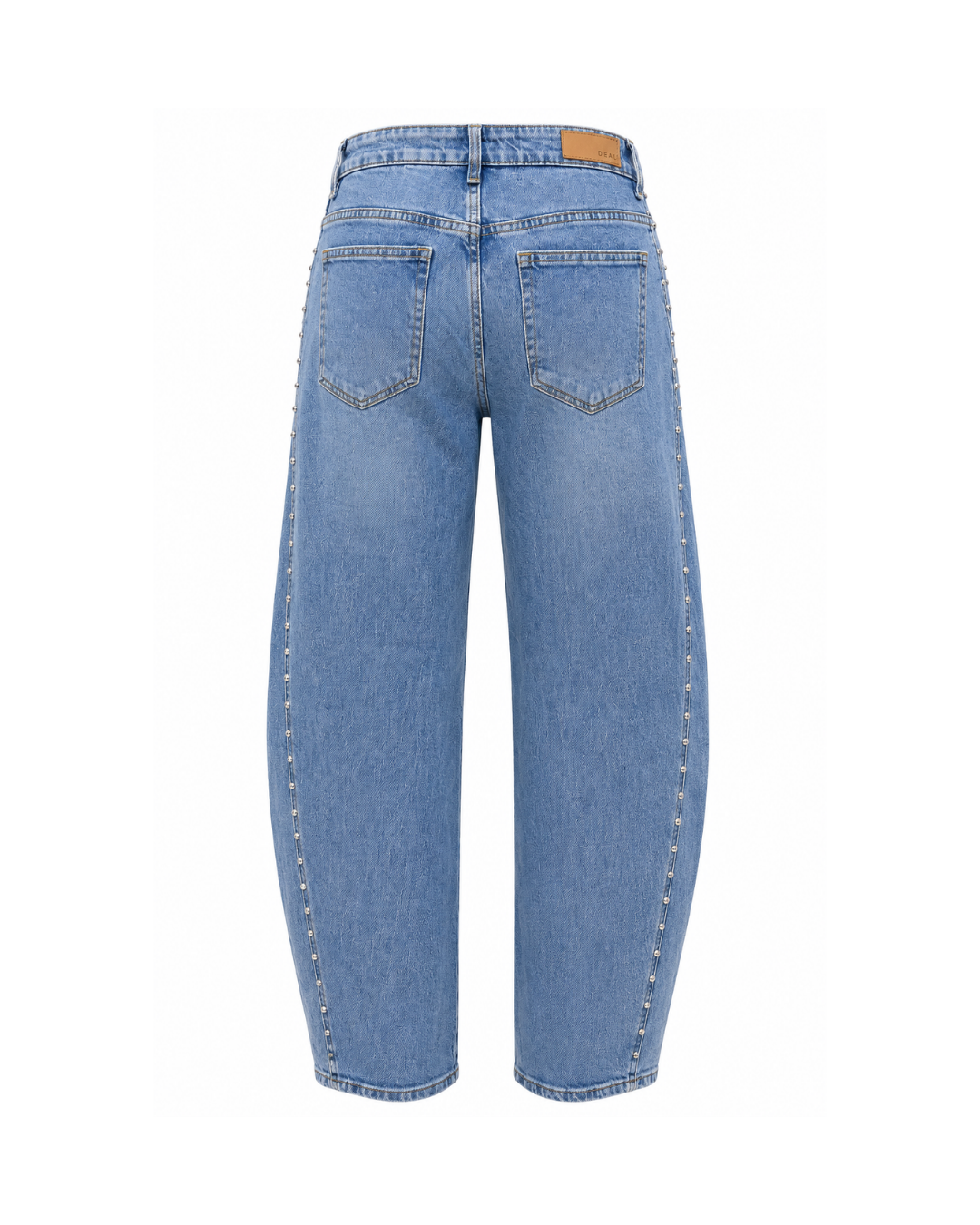 Light Blue Studded Balloon Fit Jeans