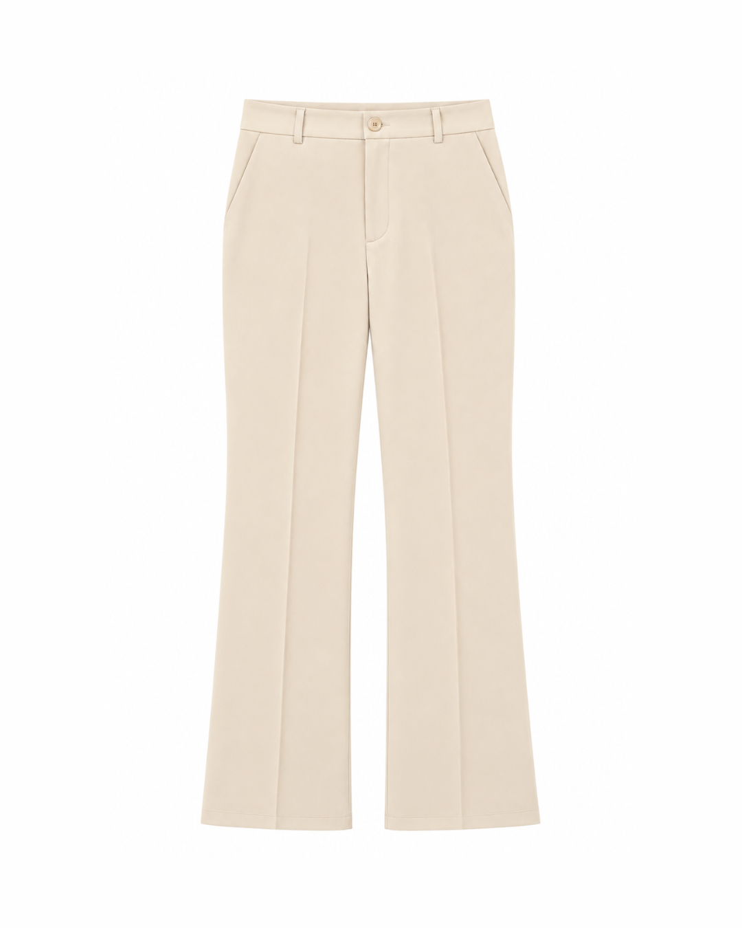 High-Rise Tailored Wide Leg Trousers