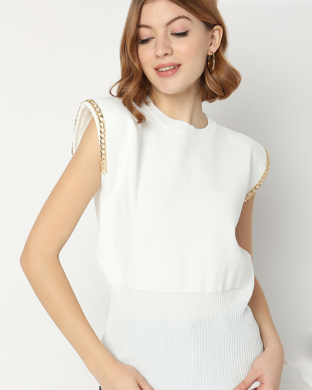 Women's Cap Sleeve Knit Top