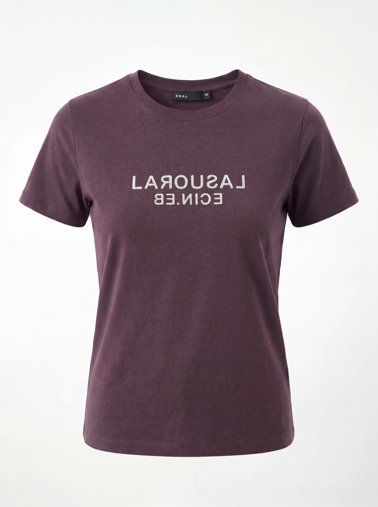 Statement Print Short Sleeve Crew Tee